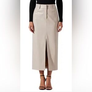 NWT 
Rachel Zoe Midi Skirt With Front Slit 
Size 10